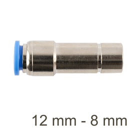 Image of an AirCraft Red Insert Straight PU 12mm- 8mm