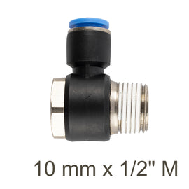 Image of an AirCraft Swivel Elbow PU 10mmX 1/2' M
