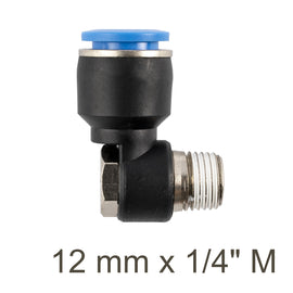 Image of an AirCraft Swivel Elbow PU 12mmX 1/4' M
