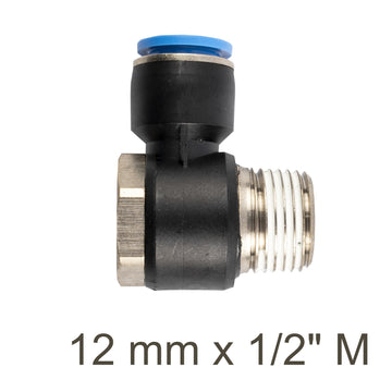 Image of an AirCraft Swivel Elbow PU 12mmX 1/2' M