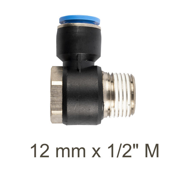Image of an AirCraft Swivel Elbow PU 12mmX 1/2' M
