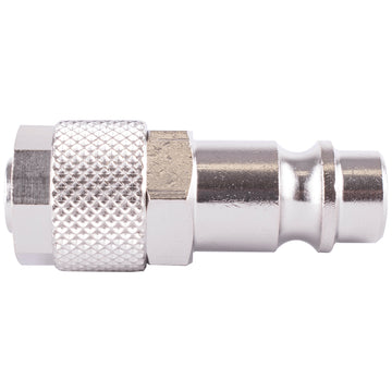 Image of an AirCraft PU Hose Connector 6mmId X 8mm Od Metal German Coupler Insert