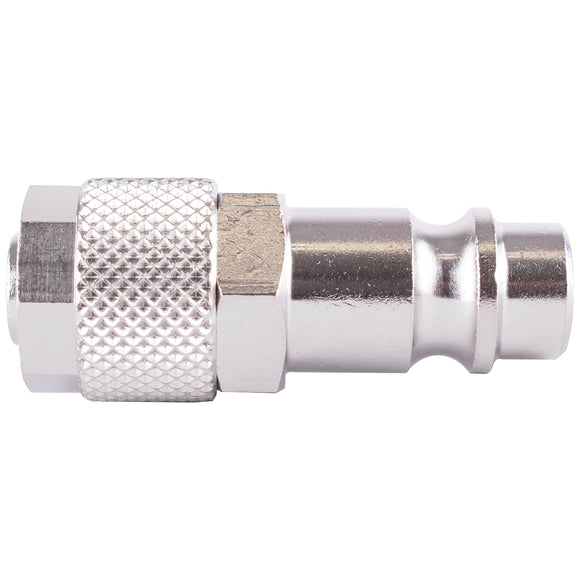 Image of an AirCraft PU Hose Connector 8mmId X 10mm Od Metal German Coupler Insert