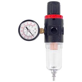 Image of an AirCraft Regulator & Filter for All Mini Comp 1/4 X 1/8 M
