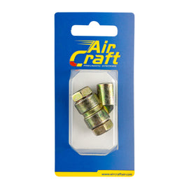 Image of an AirCraft Tyre Chuck Dual Head 1/8' 2-Way 1Pc Carded