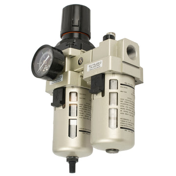 Image of an AirCraft Filter / Regulator / Lubricator 1/2' With Auto Drain (Hec4010-04D)
