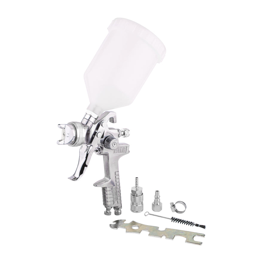 Image of an AirCraft Spray Gun HVLP 1.4mm Nozzle With Female Connector & Universal Coupler