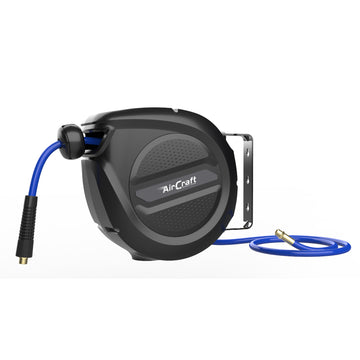 Image of an AirCraft Air Hose Reel 9M 12mmOd X 8mm Id PU Hose Auto Retract