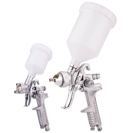 Image of an AirCraft Spray Gun Kit SG H827 & SG H2000 Combo With PoliSHed Body HVLP