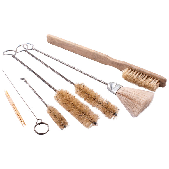Image of an AirCraft Set Of Cleaning brushes 7Pce for Spray Guns