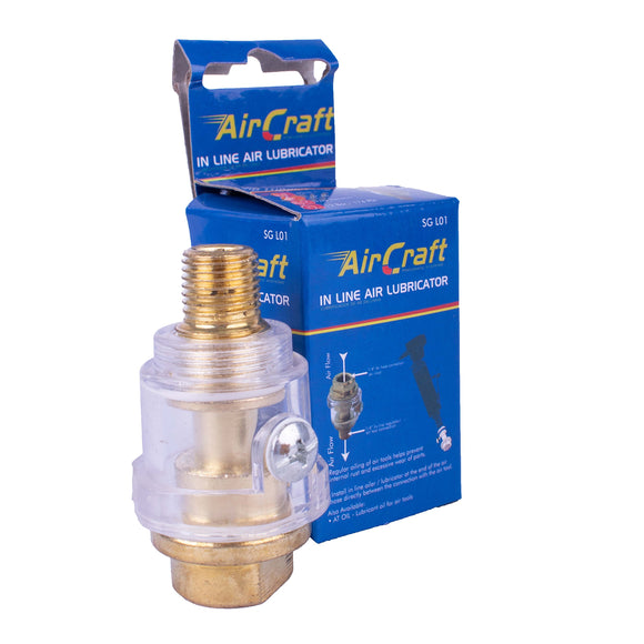 Image of an AirCraft Lubricator In Line 1/4' Hanging Box