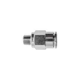 Image of an AirCraft Metal PU Fitting Straight 10mmX 1/4' M