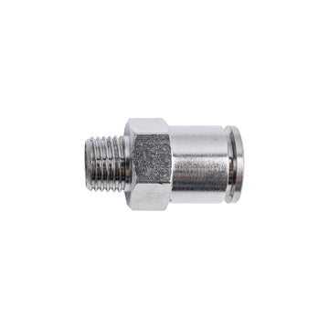 Image of an AirCraft Metal PU Fitting Straight 12mmX 1/4' M