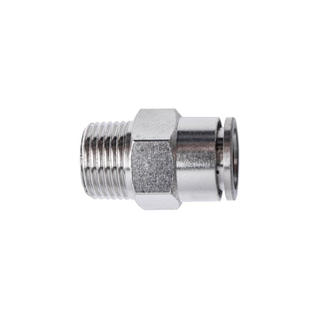 Image of an AirCraft Metal PU Fitting Straight 12mmX 3/8' M