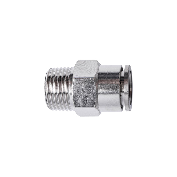 Image of an AirCraft Metal PU Fitting Straight 12mmX 3/8' M