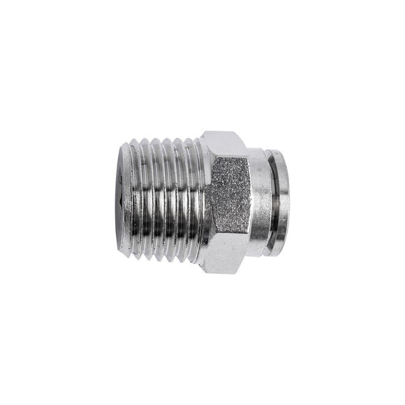 Image of an AirCraft Metal PU Fitting Straight 12mmX 1/2' M