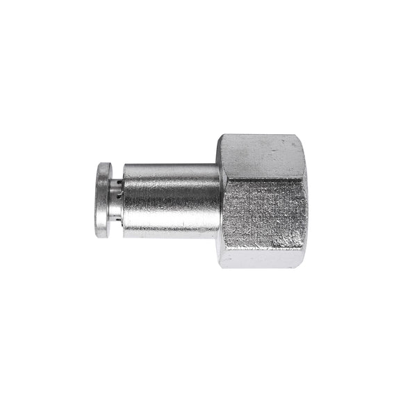 Image of an AirCraft Metal PU Fitting Straight 4mm1/8' F