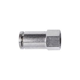 Image of an AirCraft Metal PU Fitting Straight 6mm1/8' F