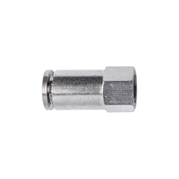 Image of an AirCraft Metal PU Fitting Straight 6mm1/8' F