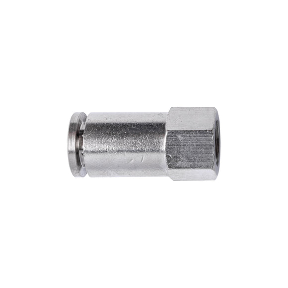 Image of an AirCraft Metal PU Fitting Straight 6mm1/8' F