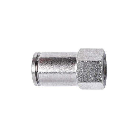 Image of an AirCraft Metal PU Fitting Straight 10mm1/8' F