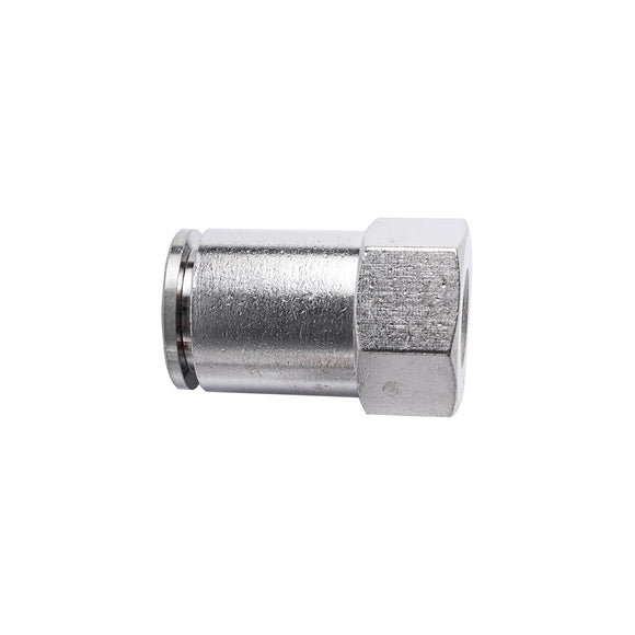 Image of an AirCraft Metal PU Fitting Straight 12mm1/8' F