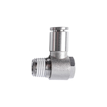 Image of an AirCraft Metal Swivel Elbow 6mmX 1/4' M