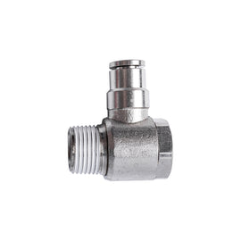 Image of an AirCraft Metal Swivel Elbow 6mmX 3/8' M