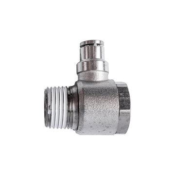 Image of an AirCraft Metal Swivel Elbow 6mmX 1/2' M
