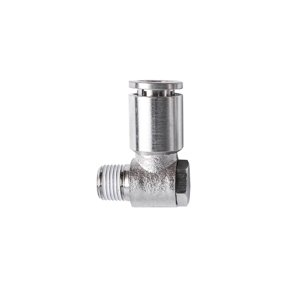 Image of an AirCraft Metal Swivel Elbow 8mmX 1/8' M