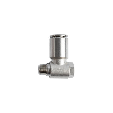 Image of an AirCraft Metal Swivel Elbow 10mmX 1/8' M