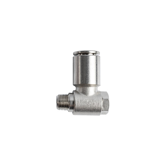 Image of an AirCraft Metal Swivel Elbow 10mmX 1/8' M