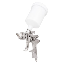 Image of an AirCraft Spray Gun HVLP Gravity 1.4mmS/S Nozzle & Needle With Plastic Cup