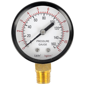 Image of an AirCraft Air Gauge 160Psi/11Bar 1/4'M for SG Ppx1 10L Paint Pot