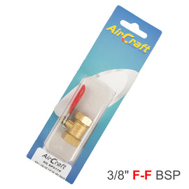 Image of an AirCraft Ball Valve 3/8' Ff 1Pc Pack