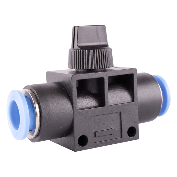 Image of an AirCraft PU Hose Fitting Valve 10mm-10mm