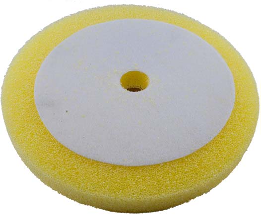 Image of a Tork Craft Foam Pad Yellow Finishing Sponge 200mm 8'