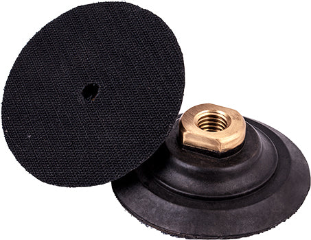 Image of a Tork Craft Backing Pad 100mm X 5/8 Unc For Stone  Polishing