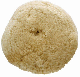 Image of a Tork Craft  Polishing Bonnet Wool Hook And Loop Concave 180mm 7'