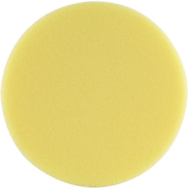 Image of a Tork Craft Foam Pad Hook And Loop Yellow Sponge 150mm 6' Heavy Cutting
