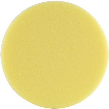 Image of a Tork Craft Foam Pad Hook And Loop Yellow Sponge 150mm 6' Heavy Cutting