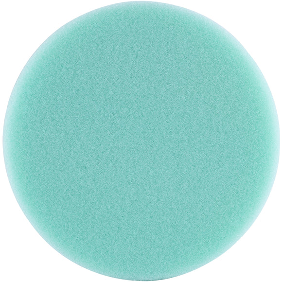 Image of a Tork Craft Foam Pad Hook And Loop Green Sponge 150mm 6' Light Finishing