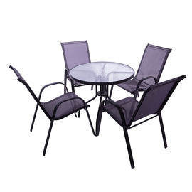image of Seagull 5 Piece Steel Patio Set