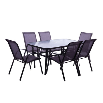 image of Seagull 7 Piece Steel Patio Set