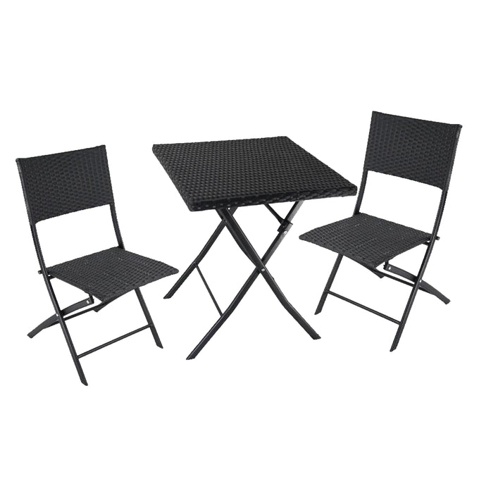 image of Seagull Panama Rattan 3 Piece Set Injection Moulded Set