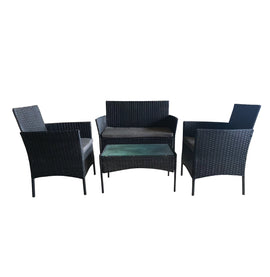 image of Seagull Siena 4 Piece Patio Set Steel Frame