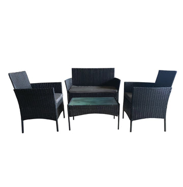 image of Seagull Siena 4 Piece Patio Set Steel Frame