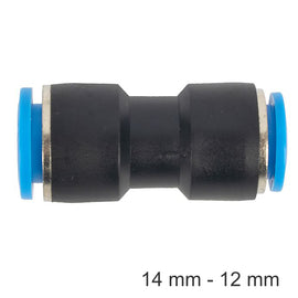 Image of an AirCraft PU Hose Fitting Reducer 14mm-12mm