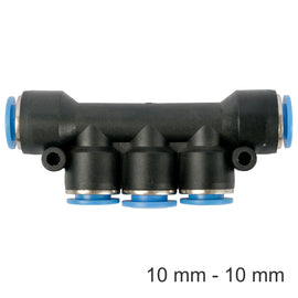 Image of an AirCraft PU Hose Fitting Manifold 10mm-10mm