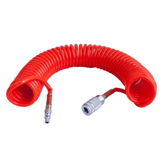 Image of an AirCraft Sprial Hose 7.5Mx8mm W/ARO Quick Coupler
